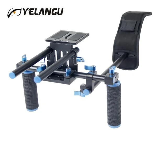 

YELANGU D1 DSLR Rig Video Shoulder Mount bracket Dslr Cage for Canon Nikon Sony DSLR Camera DV Video Camcorder