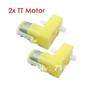 

Free Shipping TT Motor DC Gear Reduction Motor (2 pcs/pack )