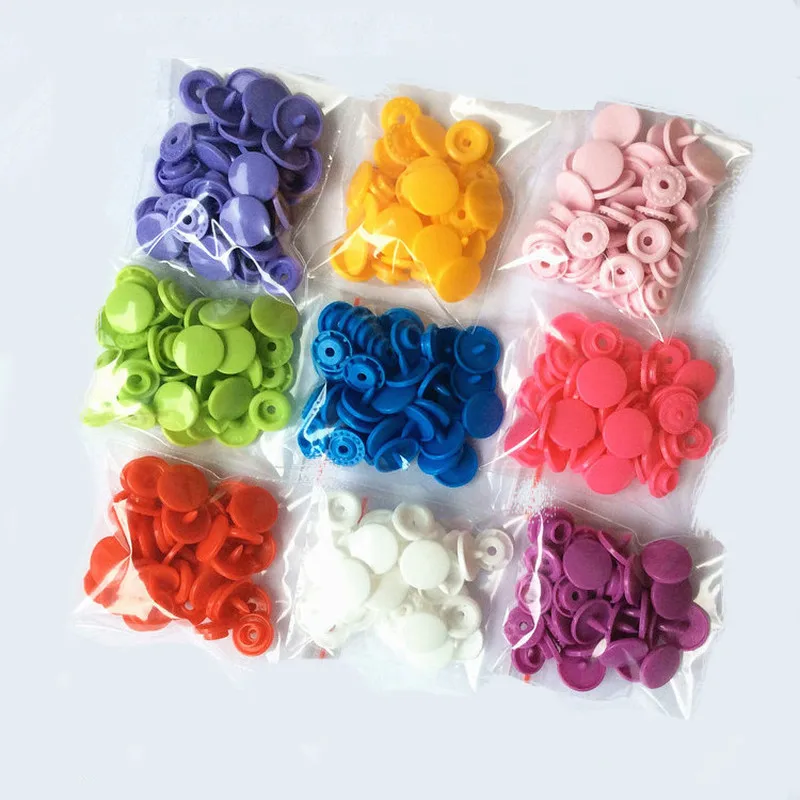 

T5 12MM Round Plastic Snaps Button Fasteners Quilt Cover Sheet Button Garment Accessories for Baby Clothes Clips