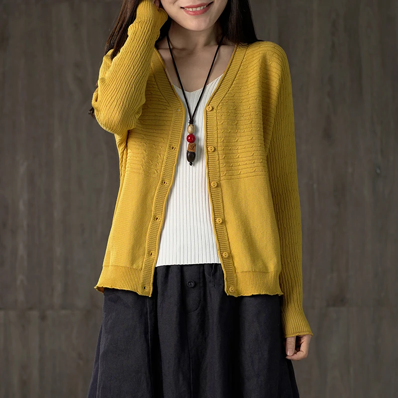 

Cardigan Summer Knit Sweater Female Short Knit Jacket Loose Thin Section Outside Jacket Cardigan Feminino