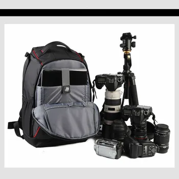 

Roadfisher Small Waterproof Camera Backpack Travel Rucksack Bag Insert Lens Case For Canon Nikon DSLR SLR D60 D80 1DS D500