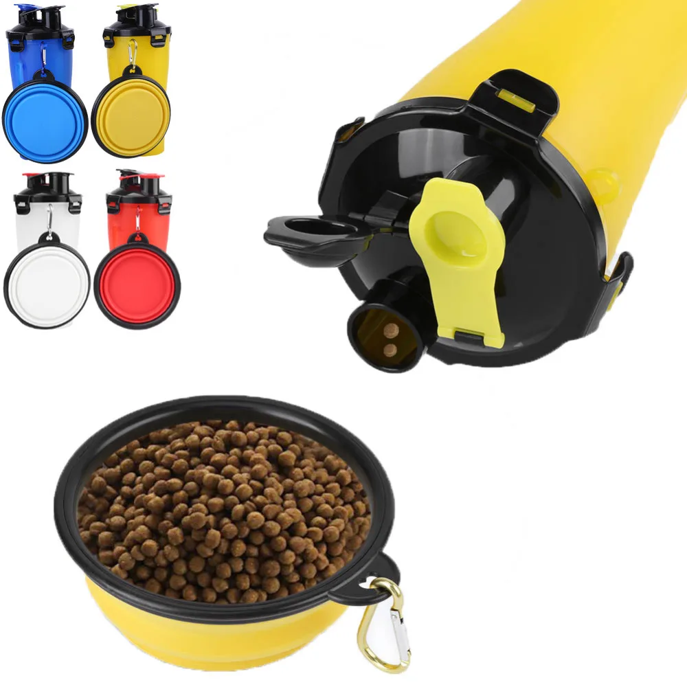 Dog Food Container With Bowls Dog Food Container With Bowls