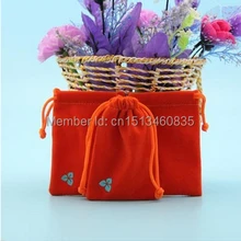 100 шт./лот Высокое качество бархатный мешок ювелирных изделий/чехол для аксессуары/камера, Размеры могут быть выполнены по индивидуальному заказу, различных цветов