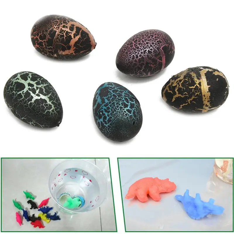 JIMITU 60 шт. волшебная игрушка для воды высиживание и выращивание динозавра яйца Красочные Волшебные Детские инфляционные детские