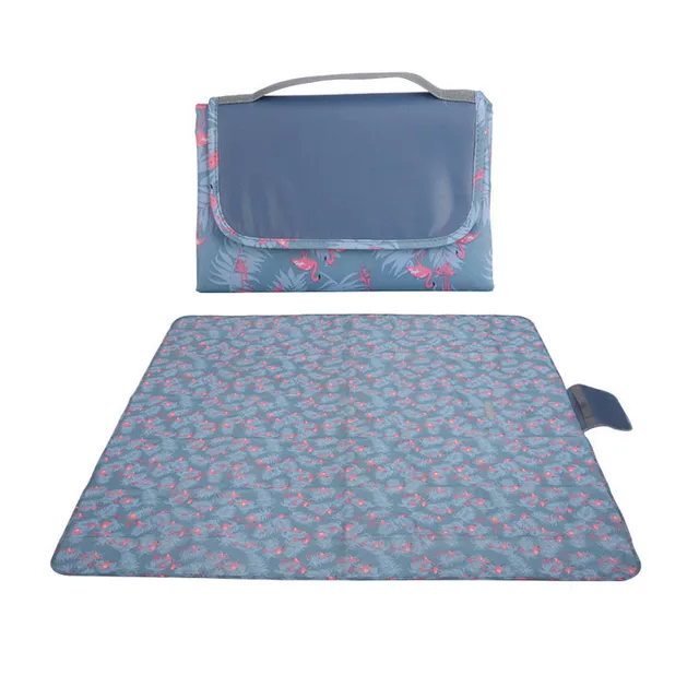 Portable Ultra thin Folding Camping Mat Pocket Waterproof Flamingo Pad