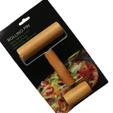 Дерево тесто пицца РОЛИК ручка Кухня гаджет Пособия по кулинарии Инструменты rolling Булавки Кухня столовая Бар Формы для выпечки rolling Шпильки