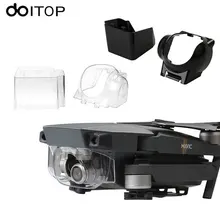 DOITOP 2Pcs For DJI Mavic Pro Camera Lens Gimbal Sun Hood Shade Transport Flight Prop Protector Cover Lens Hood for Mavic Pro