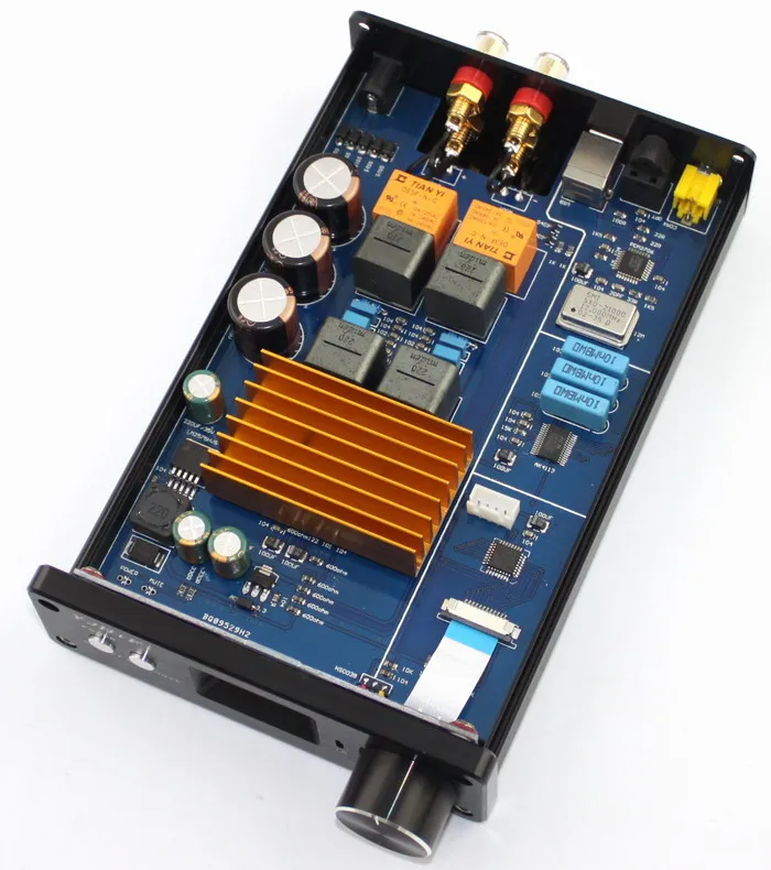 Выход 2x50 Вт усилитель STA326 OLED 2 0 канальный цифровой мощности класс D DC24V 32V стерео