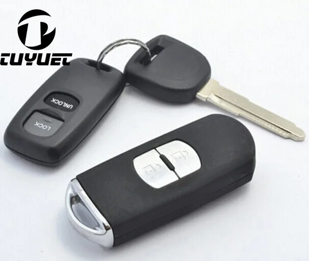 Mazda M3 M6 Modified Folding Flip Remote Key Shell 2 Button(12)-2