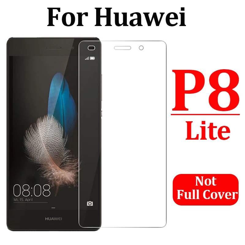 Защитное стекло для huawei p8 lite защита экрана p 8 lit hawei 8p световой дисплей закаленная