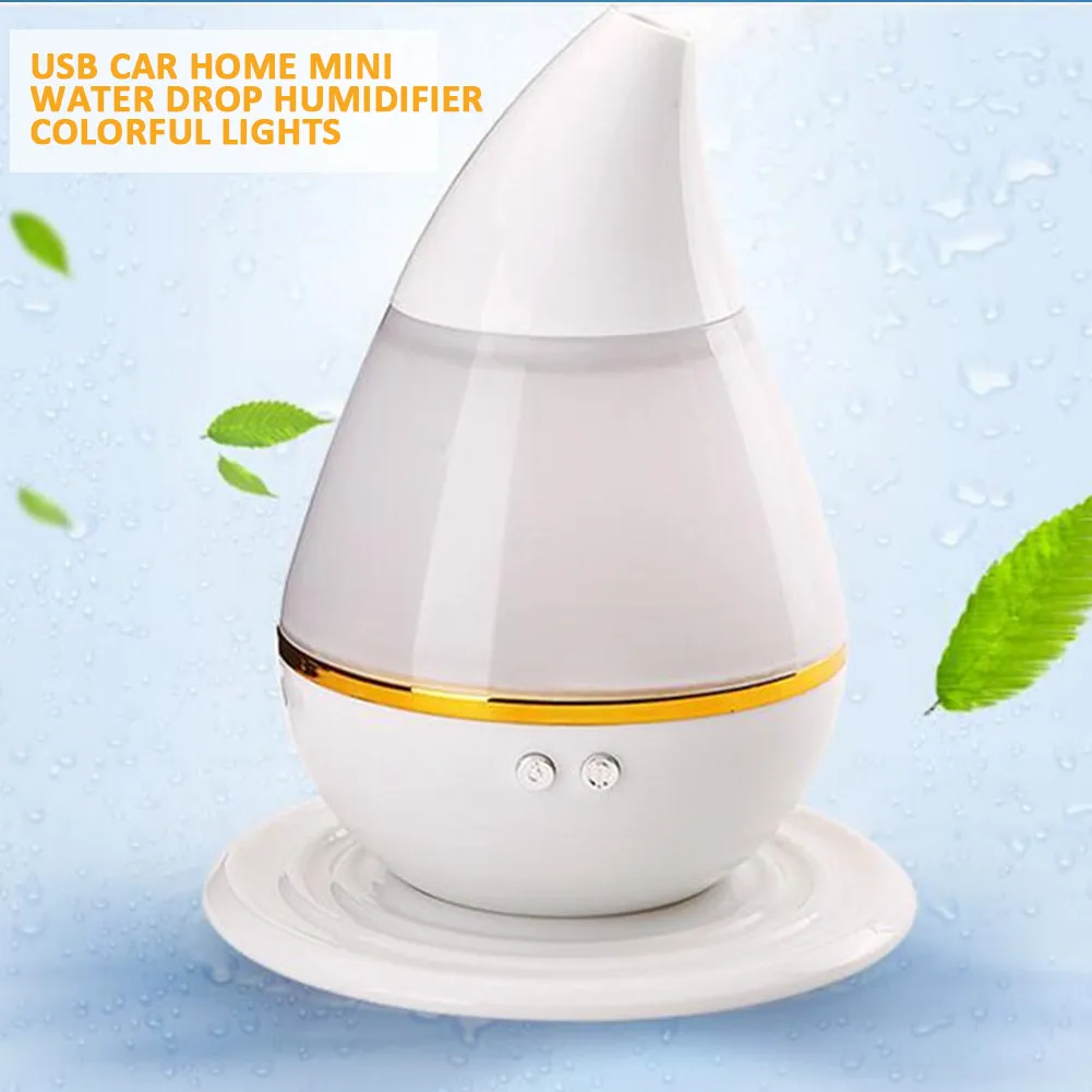 Vehemo Water Drop Aromatherapy Car Humidifier Car Durable USB Refuge Air Purifier