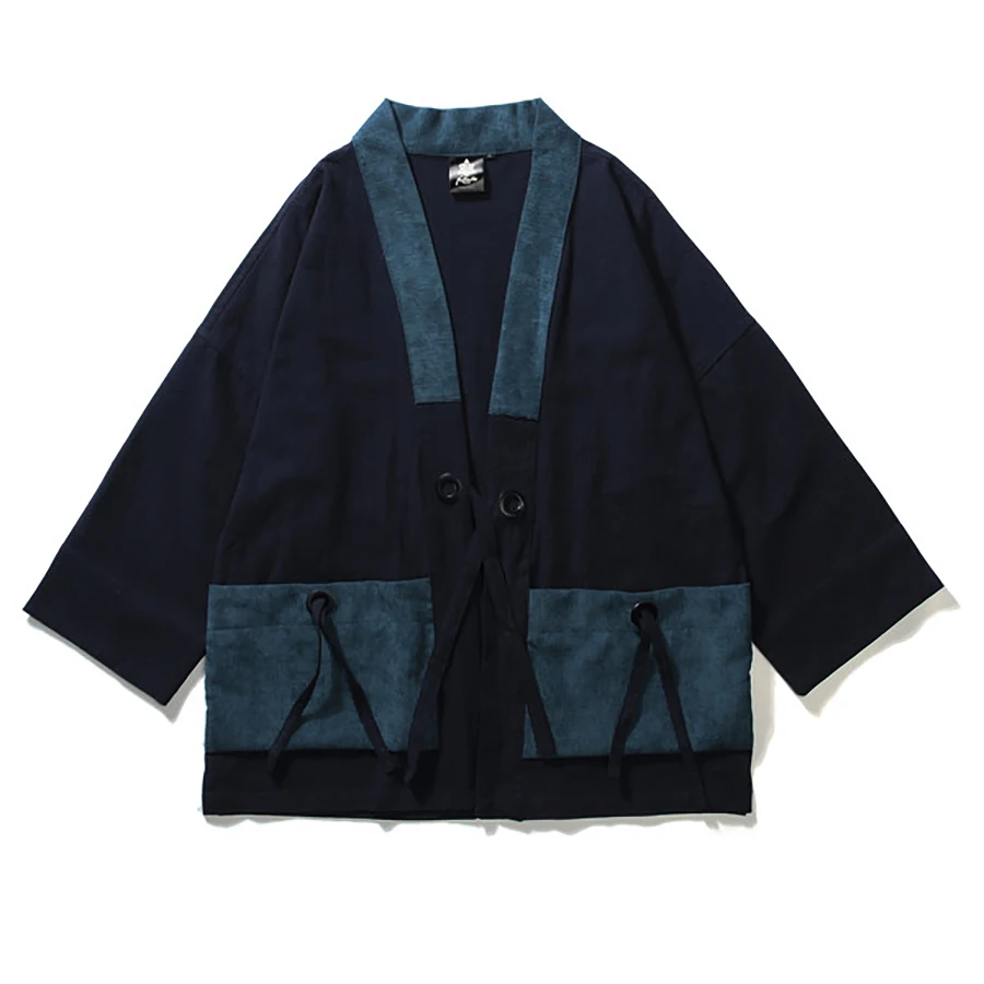 Vintage Corduroy Jacket Men Patchwork Japanese Streetwear Kimono Anorak Jacket Punk Rave Mont Steampunk Mens Clothing 5J048 Vintage Corduroy Jacket Men Patchwork Japanese Streetwear Kimono Anorak Jacket Punk Rave Mont Steampunk Mens Clothing 5J048