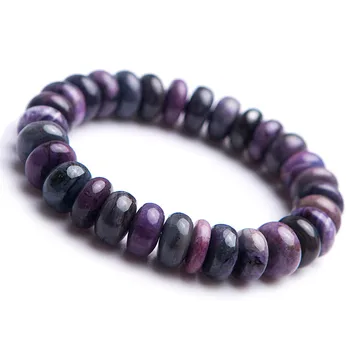 

Precious Natural Sugilite Bracelets Women Men Stretch AAAAA Healing Gemstone Abacus Marquise Bead Natural Stone Bracelet 13*7mm