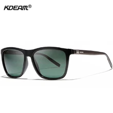 KDEAM, легкие алюминиевые мужские солнцезащитные очки, поляризационные, безупречно, очки ночного видения, UV400, линзы с дисплеем, Полароид, оттенки