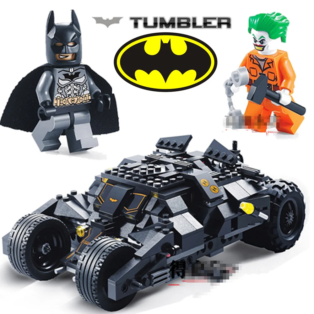 Decool BATMAN Movie Joker Dark Night Bat Mobile Tumbler Super Heroes Assemble Building Blocks Action figures Kids Toys Gift | Игрушки и