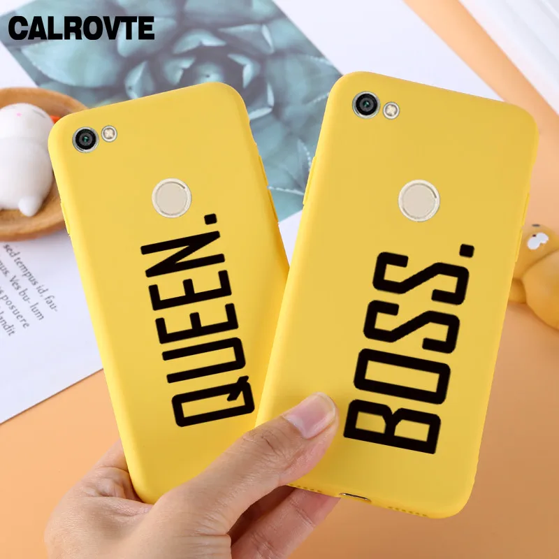

For Xiaomi Redmi Note 5A Prime Case Silicone Letter Phone Case Fashion Yellow Soft TPU Back Cover For Xiaomi Redmi Note 5A Funda