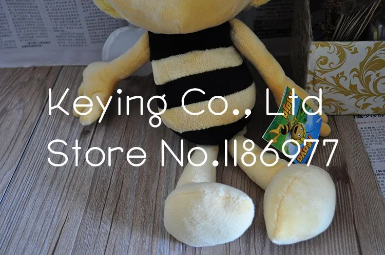 Большая милая мягкая оригинальная плюшевая игрушка в виде пчелы майя подарок на