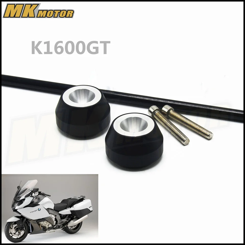 

MKLIGHTECH CNC Modified Motorcycle Front & Rear Wheel Fork Axle Sliders Cap Crash Protector For BMW K1600GT 2011-2015