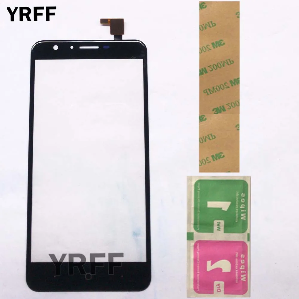 

Touch Panel For Doogee Y6 Y6C Touch Screen Glass Digitizer Panel Front Glass Lens Sensor 5.5" Mobile Phone 3M Glue Wipes