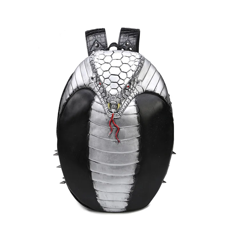 

New Arrivals 2019 Personalized 3D Snake Backpack For Women and Men High Quality Cool Cobra Backpacks