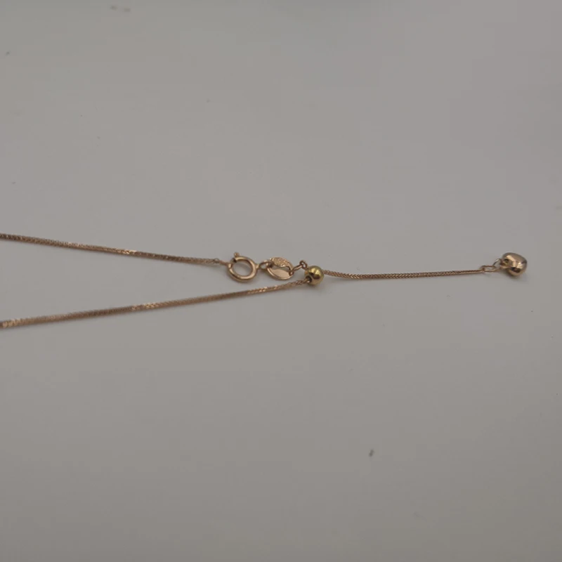Женское ожерелье с цепочкой регулируемая цепочка 18k Au750|Ожерелья| |