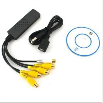 

4-channel full real-time 960H/D1 HD hard compression USB DVR video capture box Quad video capture card