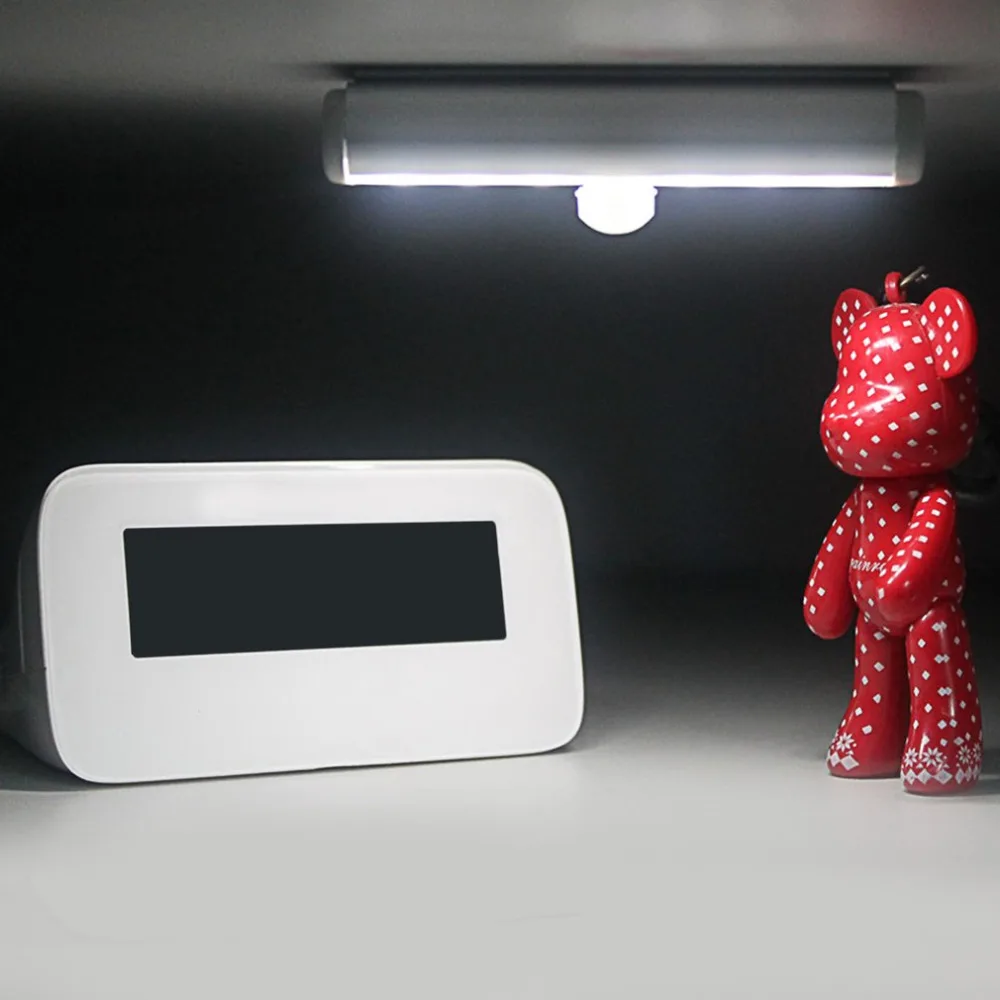 

6 LED Body Induction Closet Lamp Infrared Aluminum Alloy Light Motion Sensor Light Stair Wall Lamp For Home Hotel