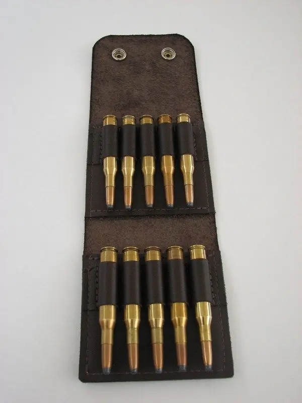 Rifle Cartridge Case with Belt Loop Bullet Holder Pouch .223 .308 .243 Carrier