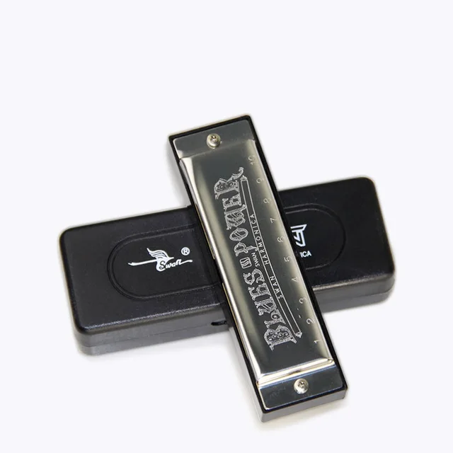 10 Holes  SWAN SW1020H C Key 20 Tone Blues Harmonica