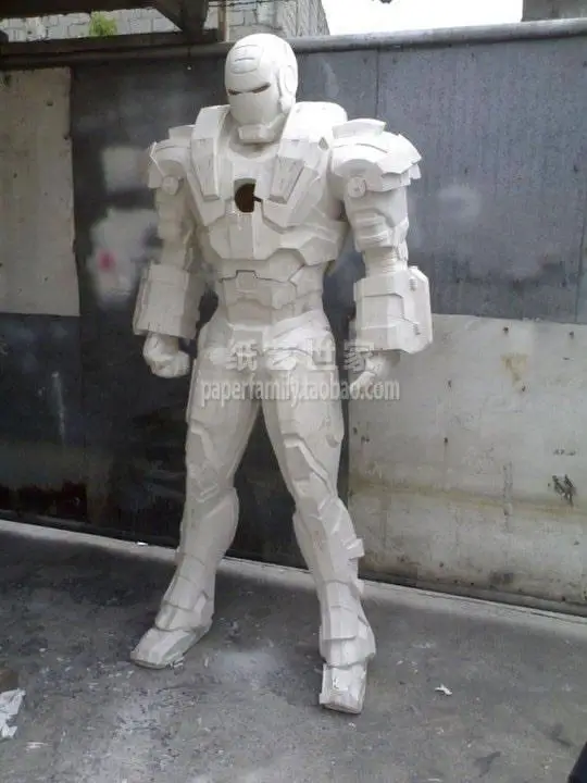 

Movie Iron Man War Machine Helmet Armor 1:1 Wearable 3D Paper Model Cosplay