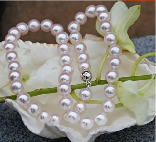 

100% Real New 10mm Sea Shell Pearl Necklace 18'' AAA+ >>> Free shipping