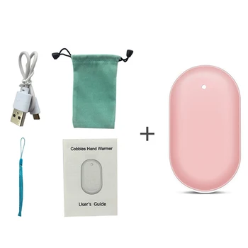 

2 In 1 Cute USB Rechargeable Hand Warmer And 5200ma Power Bank 5V Mini Portable Travel Handy Long-Life Pocket Hand Warmer