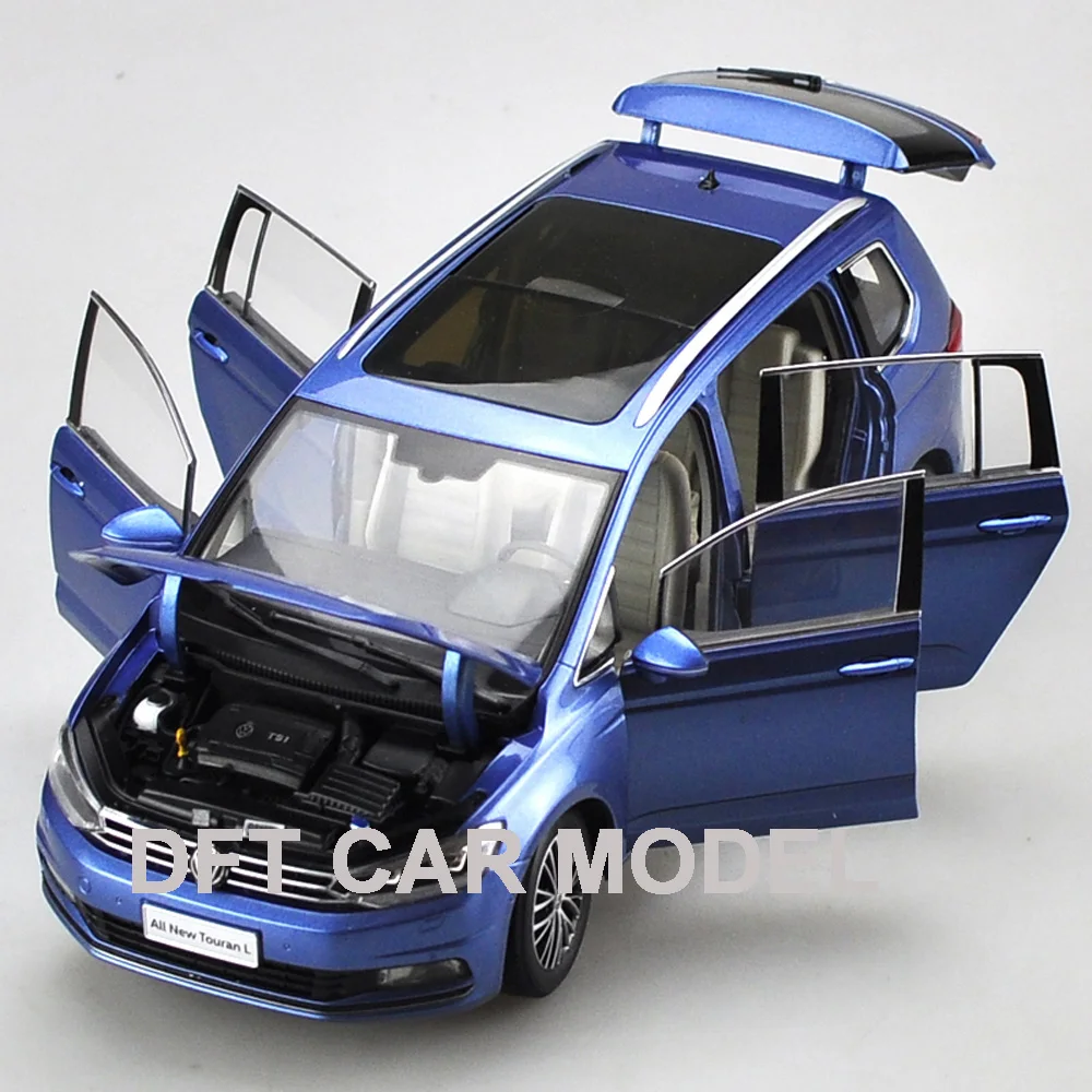 Литая 1:18 игрушка из сплава новая модель автомобиля TOURAN Детские игрушечные