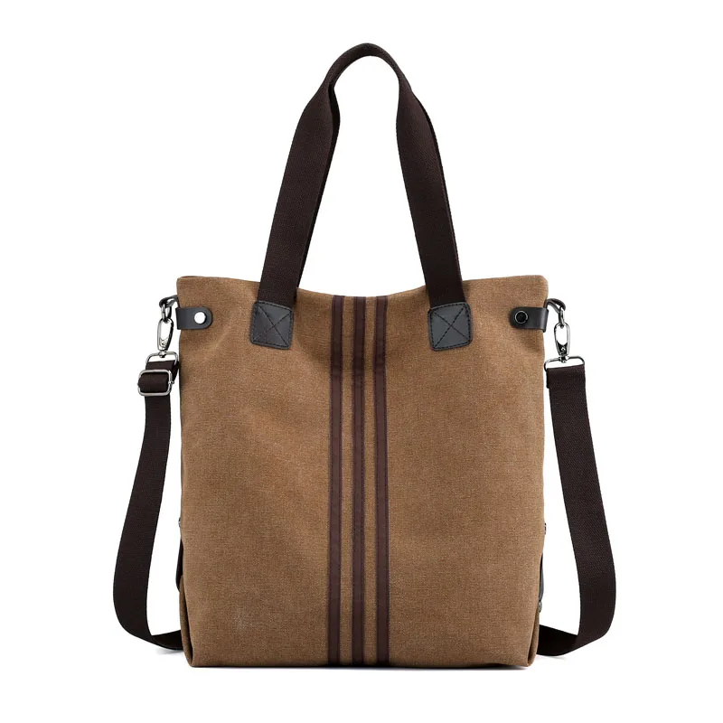 Винтажные холщовые женские сумки, женские сумки-мессенджеры, сумки в полоску, дизайнерские сумки через плечо, бостонские ручные сумки, горячая распродажа - Цвет: CAMEL