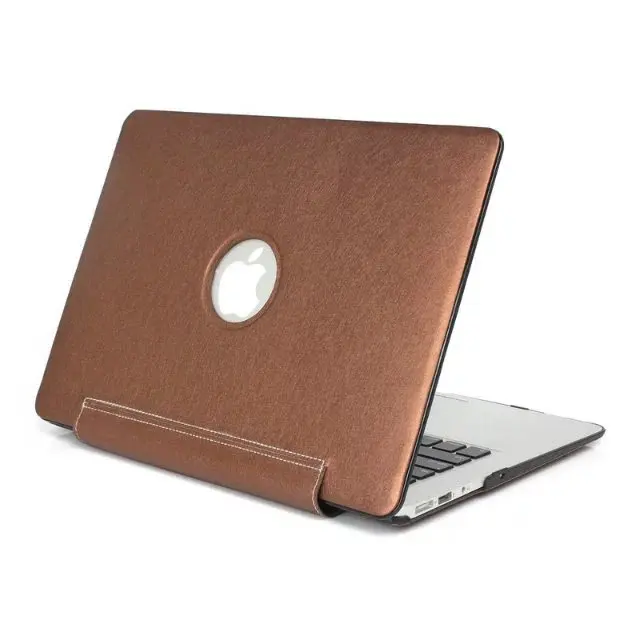 

For Apple Macbook Air Pro Retina 11 12 13 15 inch with Touch Bar Elegant Silk Skin PU Leather Hard Cover Case