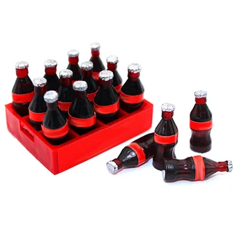 

Miniature Drinks Tray A Dozen Drink Bottles Dollhouse Accessories Kids Toy Gifts S7JN