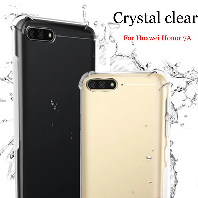 Чехлы для телефонов Huawei Honor 7A прозрачный мягкий чехол на заднюю панель Honor7A с