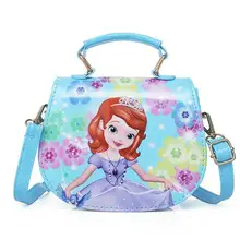 Новая модная Милая мини-сумка, Детская сумка, Женская водонепроницаемая сумка принцессы из искусственной кожи с героями мультфильмов, детские сумки-мессенджеры для девочек