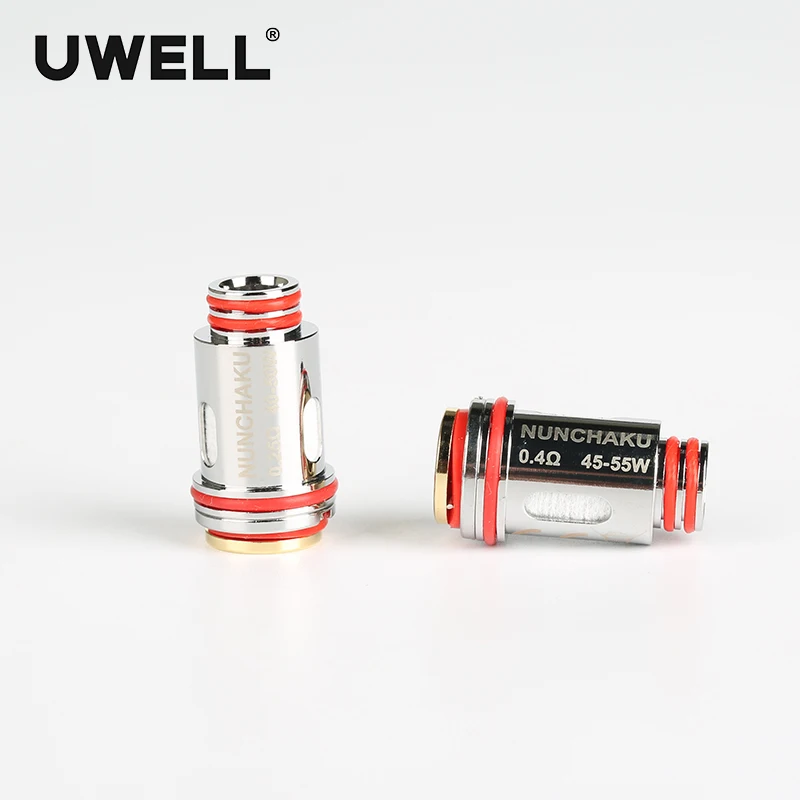 UWELL 4 шт./упак. NUNCHAKU замена катушки 0,25/0,4 Ом для NUNCHAKU танк электронная сигарета распылитель Core