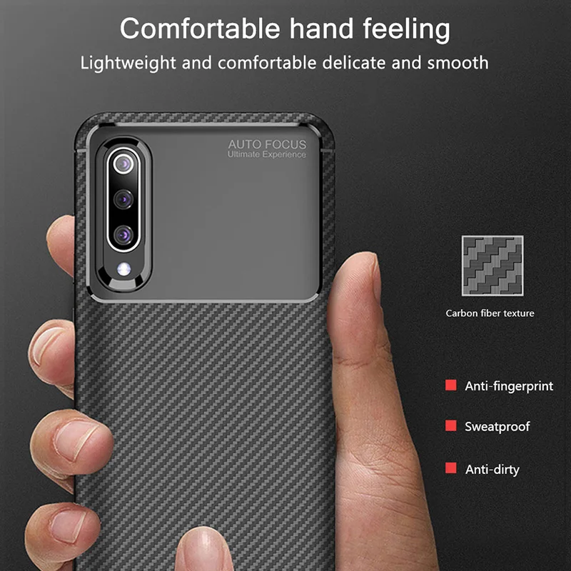 Raugee K20 Case For Xiaomi Redmi K20 Case Cover Shockproof Carbon Fiber Bumper Phone Case For Xiaomi Mi 9 Mi9 Se K20 Soft Cover Raugee K20 Case For Xiaomi Redmi K20 Case Cover Shockproof Carbon Fiber Bumper Phone Case For Xiaomi Mi 9 Mi9 Se K20 Soft Cover
