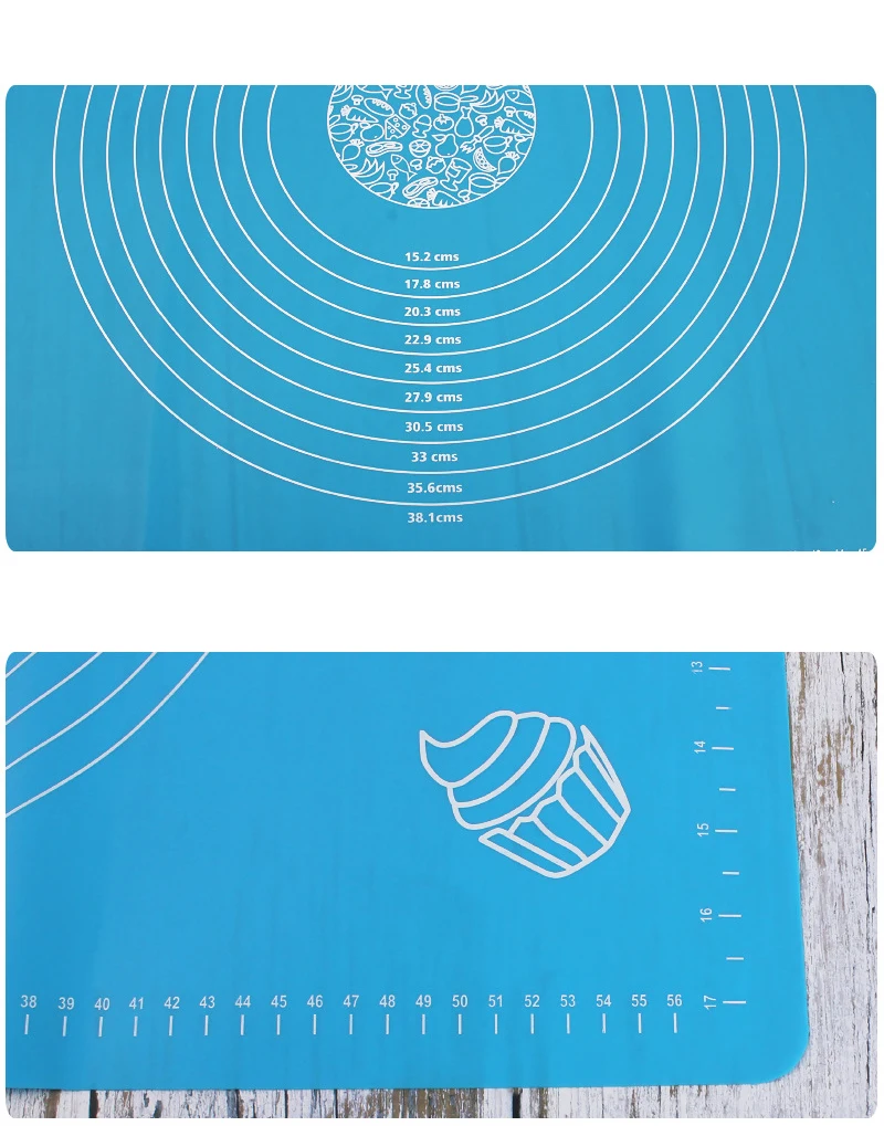 3 размера антипригарный силиконовый коврик для выпечки коврик для теста силиконовый коврик для печи для резка для печенья Кондитерские