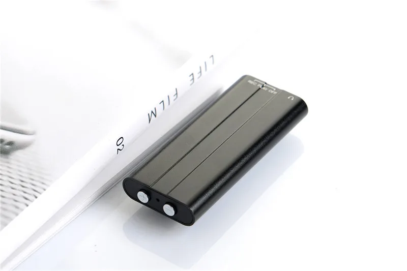 Aluminum Alloy Professional Voice Recorder USB Flash Drive Small Clip Digital Audio Recorder Dictaphone grabador de voz 8GB (9)