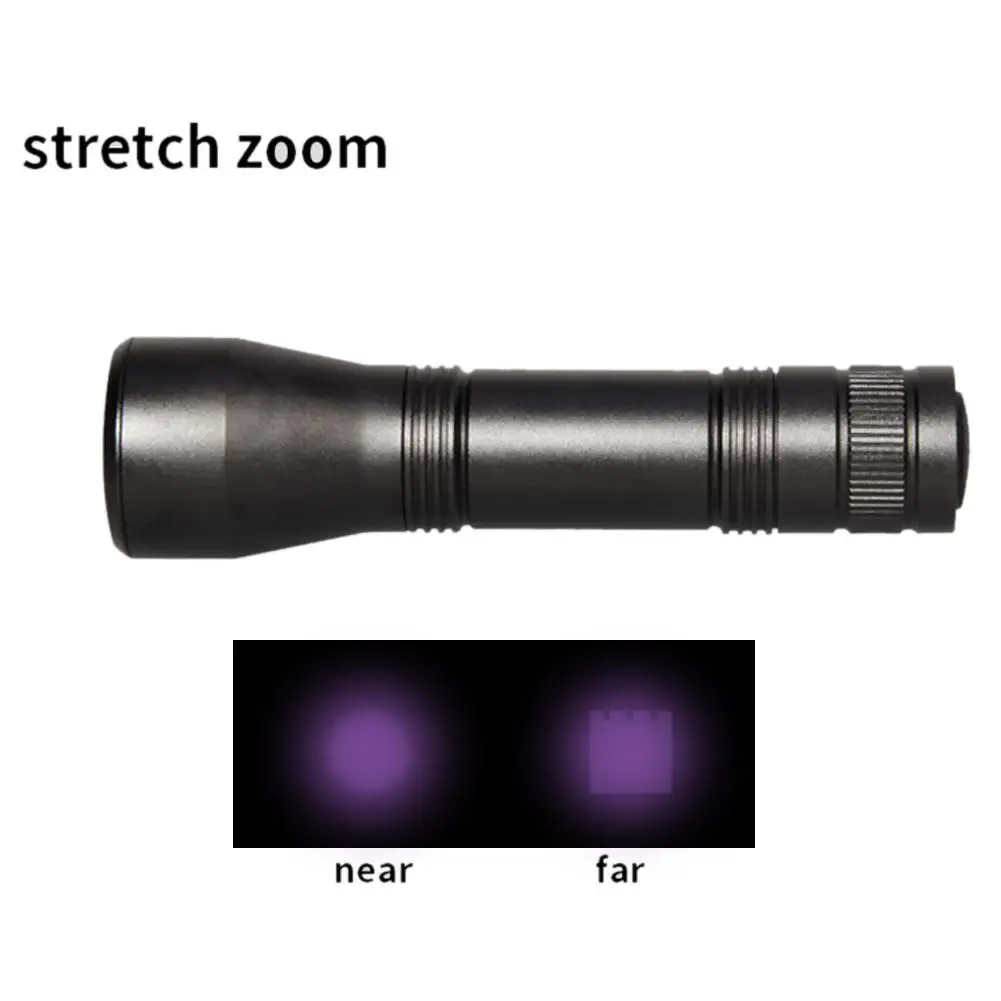 Led UV Flashlight Spright Light Ultra Violet Light For Marker Checker Detection