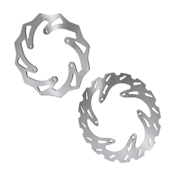 

H2CNC Front Rear Brake Disc Rotors Kit For KTM 105 125 150 200 250 300 350 450 500 SX XC SXF EXC XCF XCW EXC-F XCF-W Etc Steel