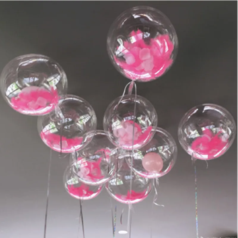 100 шт 18 24 дюймов без морщин Bobo прозрачный воздушный шар на свадьбу свадебные декорации гелиевые надувные шары подарки