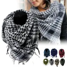Arab Shemagh Keffiyeh военный тактический палестинский шарф шаль Kafiya wrap Горячий шарф-сетка для женщин и мужчин подарок на день рождения