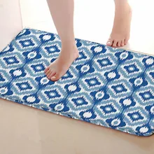 Размытый Стиль Коврик для ванной комнаты, смешной Противоскользящий коврик для ванной, занавески для душа аксессуары, соответствующие вашей душевой занавеске