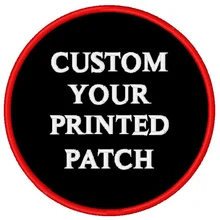 Напечатанный на заказ дешевый патч на мешке пришить на аппликацию от фабрики