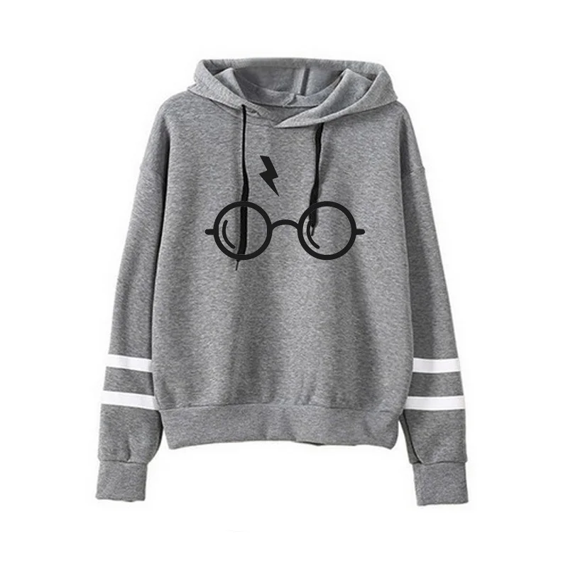  Vsenfo Harry Style Glasses Print Women Sweatshirt Hoodies Fleece Top Slim Tracksuit Brand Clothes H