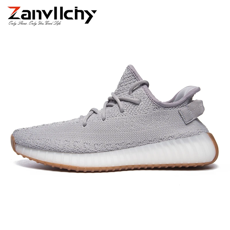 

Zanvllchy 2019 Top Quality Men Breathable Casual Shoes Flyknit Sneakers Men Summer Mesh White Shoes Y350 Mens Trainers Chaussure